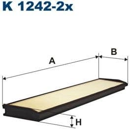 Filter, cabin air K1242-2X