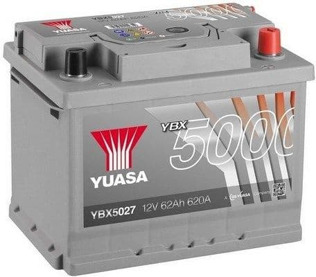Starter Battery YBX5000 Silver High Performance SMF Batteries YBX5027