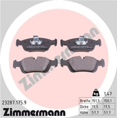 Brake Pad Set, disc brake pb:z 23287.175.9 - image 2