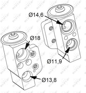 Expansion Valve, air conditioning 38417