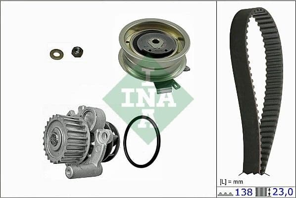 Water Pump & Timing Belt Kit 530017130