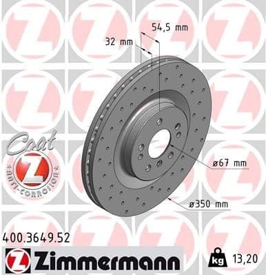 Brake Disc SPORT BRAKE DISC Z 400.3649.52