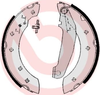 Brake Shoe Set ESSENTIAL LINE S86502