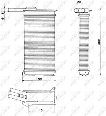 Heat Exchanger, interior heating 58608