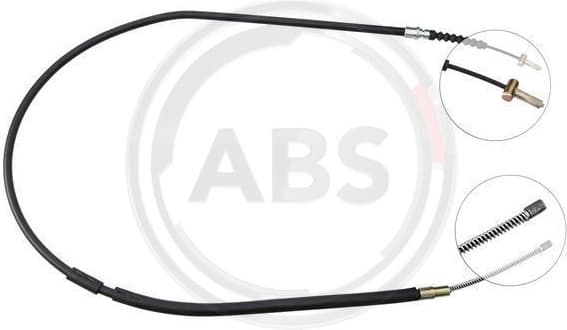 Cable Pull, parking brake K11636