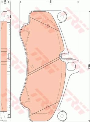 Brake Pad Set, disc brake GDB1863