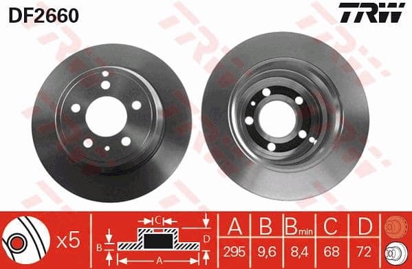 Brake Disc DF2660