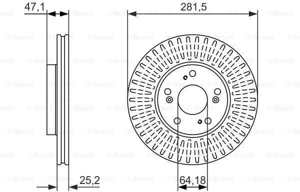 Brake Disc 0986479781 - image 2