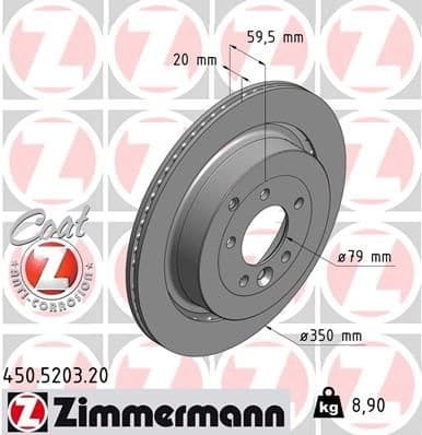 Brake Disc COAT Z 450.5203.20