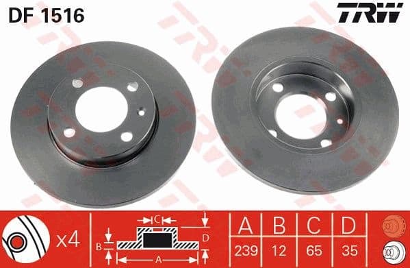 Brake Disc DF1516