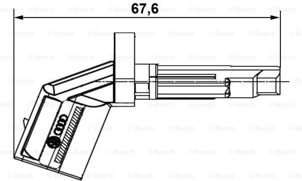Sensor, wheel speed 0265007930 - image 5