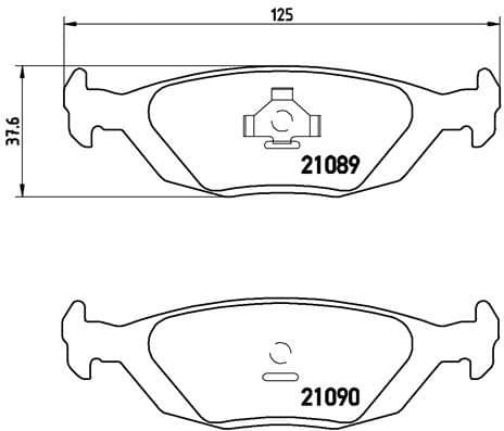 Brake Pad Set, disc brake PRIME LINE P71003