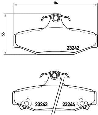 Brake Pad Set, disc brake PRIME LINE P15004