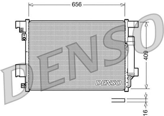 Condenser, air conditioning DCN21001
