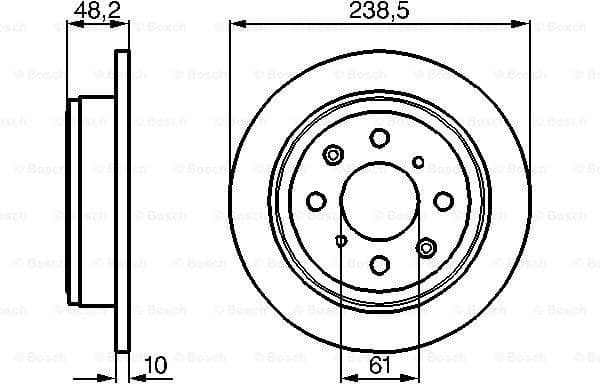 Brake Disc 0986478350
