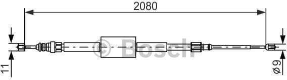 Cable Pull, parking brake 1987477787 - image 2