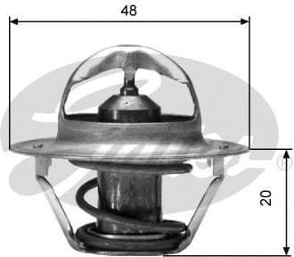 Thermostat, coolant TH00391G2