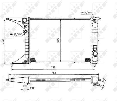Radiator, engine cooling 50222 - image 2