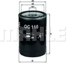 Oil Filter OC110 . - image 2