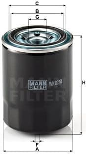 Fuel Filter WK822/4