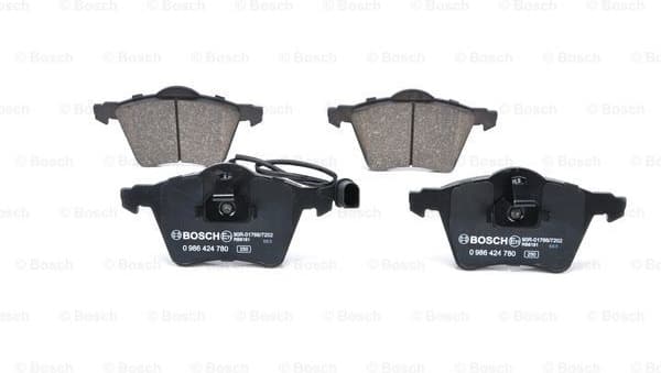 Brake Pad Set, disc brake 0986424780