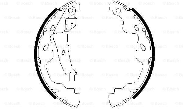 Brake Shoe Set 0986487665