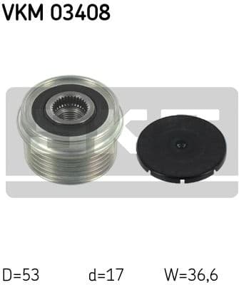 Alternator Freewheel Clutch VKM 03408