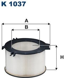 Filter, cabin air K1037