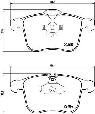 Brake Pad Set, disc brake PRIME LINE P59046