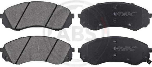 Brake Pad Set, disc brake 37618