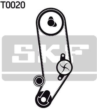 Water Pump & Timing Belt Kit VKMC 01032 - image 2