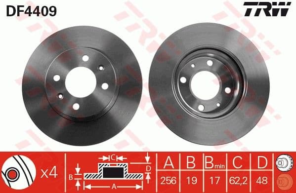 Brake Disc DF4409
