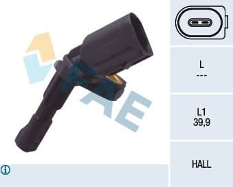 Sensor, wheel speed 78102