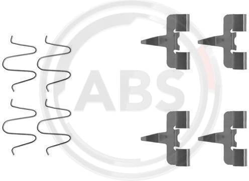 Accessory Kit, disc brake pad 1207Q