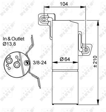 Dryer, air conditioning 33303