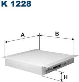 Filter, cabin air K1228