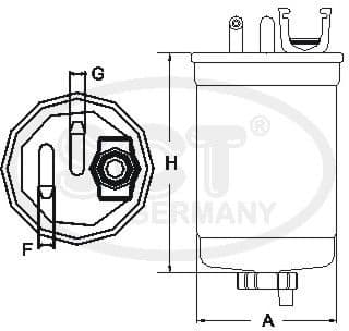 Filter diesel fuel ST6027 - image 5