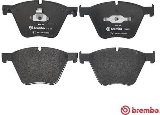 Brake pads front, Top Quality P06073 - image 2
