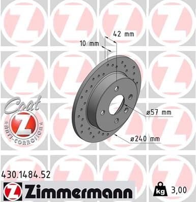 Brake Disc SPORT BRAKE DISC Z 430.1484.52