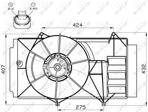 Fan, engine cooling 47525 - image 3