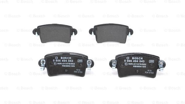 Brake Pad Set, disc brake 0986494043 - image 3
