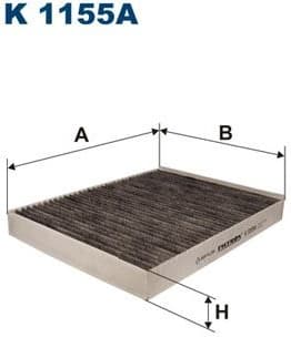 Filter, cabin air K1155A