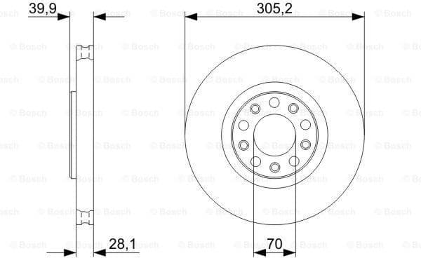 Brake Disc 0986479293