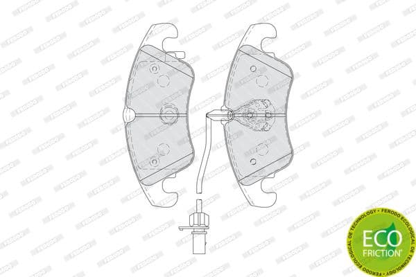 Brake pads front, Top Quality FDB4044 - image 3