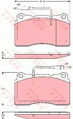 Brake Pad Set, disc brake GDB1431