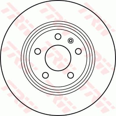 Brake discs kit rear, (2pcs), Top Quality DF4848 - image 3