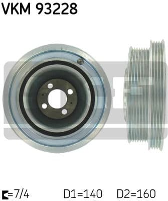 Pulley crankshaft VKM93228