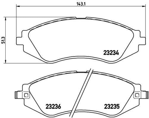 Brake Pad Set, disc brake PRIME LINE P15002