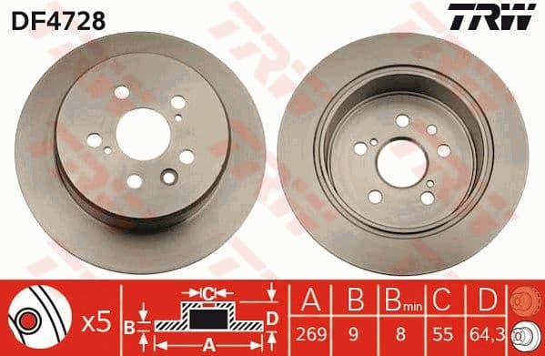 Brake Disc DF4728