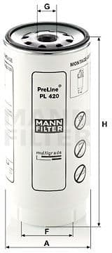 Fuel Filter PreLine PL420X
